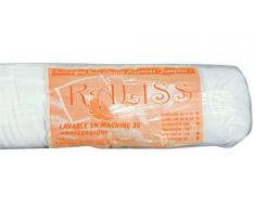 Le Laundry de Jules - Cuscino cilindrico Anallergico, 140 cm, Prodotto in Francia, 500 g/mq