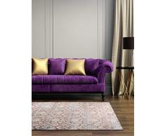 benuta - Tappeto Vintage, Effetto vissuto, 120 x 170 cm, per Camera da Letto e Soggiorno, Colore: Marrone