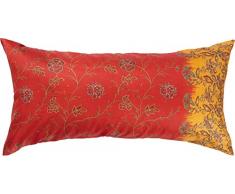 Bassetti MONTEFANO Federa per Cuscino, Cotone, Colore: Rosso, 40 x 80