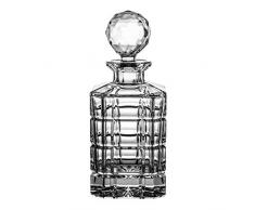 Crystaljulia 11785 - Caraffa da whisky in cristallo al piombo, 800 ml