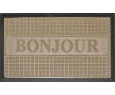 1740081 Deco Moquette Ingresso Ciao Polipropilene / Cao naturale 75 x 45 cm