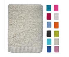 DHestia - Set di Asciugamani da Bagno e Doccia, in Cotone 100%, 500 g/m², Colori e Misure Grandi, 50 x 100 cm, 3 Pezzi