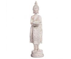 Dcasa Statuetta Buddha Naturale, Set da soffitto e portacandele, Decorazione per la casa, Unisex, per Adulti, Colore: Unico