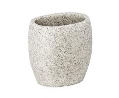 Wenko 22019100Â - Dispenser per sapone Puro, colore: Grigio chiaro, Poliresina, Grigio, 9.5x6.6x9.3 cm