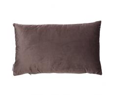 B & h Cuscino, Velluto, Antracite, Singolo, 50Â x 30Â x 2Â cm
