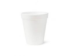Alcas Bicchiere Termico Bevande da asporto-250, EPS, Bianco, 250 CC