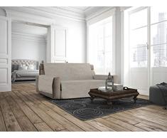 Italian Bed Linen Copridivano Antiscivolo Comfort, Beige, 2 Posti Maxy