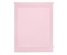 Blindecor Macchie Tenda avvolgibile, Tessuto, Rosa, 130 x 180 cm