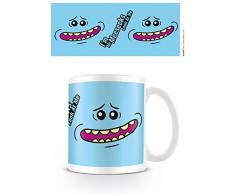 Pyramid International And Coffee Mug Rick e Morty Mr Meeseeks Face Tazza da caffÃ¨, Ceramica, Multicolore, 7.9Â x 11Â x 9.3Â cm