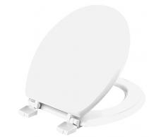 Cornat SHA00 - Sedile Copriwater Universale, con Anima Il Legno MDF, Bianco