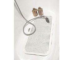 Papillon 72 x 36 cm di polivinile Sicurezza Vasca da Bagno Mat con Massaggio Manopole, Bianco
