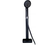 RIDDER 09153510 Rosario - Soffione Doccia in ABS, Colore: Nero 14,8 x 173 x 29 cm