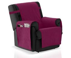 Bartali Copre Poltrona GEA, 42% Cotone, 58% Poliestere, Fucsia, 1Â Piazza