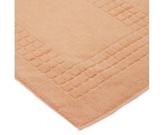 Linens Limited - Tappetino da Bagno Supreme, 100% Cotone Egiziano, Colore: Pesca