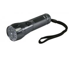 Skymaster Torcia compatta in metallo, 19 LED, 3xAAA