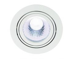 SLV, Faretto LED da soffitto New Tria, con telaio da incasso, rotondo, 4000 K, 60°, Bianco (weiÃ)