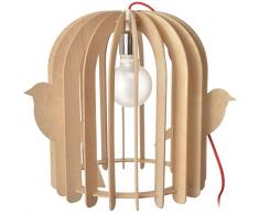 Neoly ILA3951164 Lampada da Tavolo, Legno, Multicolore, 40 X 32