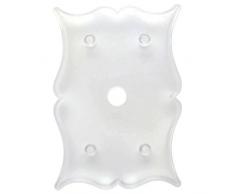 jem 107P008 Tagliapasta Grande Rettangolare con Bordo Ondulato, Bianco, 15 x 2 x 22.2 cm