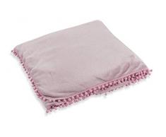 Villa DEste Home Tivoli 5900695 Plaid Flannel Fleece PON 150x200cm Rosa, Misure: l. 150 x p. 200 cm