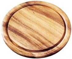 Fackelmann 37753 Tagliere per Carne in Legno di Acacia, 25 cm