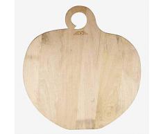 Better & Best Gr - Tagliere in legno naturale, rotondo, grande, 63 x 60 x 4 cm