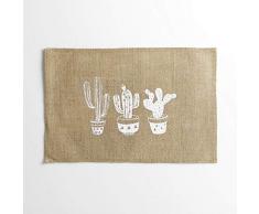 Il giardino delle cicale Mexico Set di tavolo, Vimini, senza, 45Â x 30Â cm