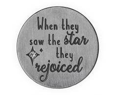 Angel Star Sega Quando. Pocket Token, Pewter, Taglia Unica