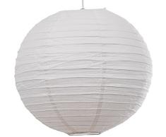 Loxton illuminazione 10Â pezzi regular Wire lanterna, carta, bianco