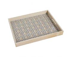 DCASA - Vassoio base in vetro Panot BCN per letto, non applicare