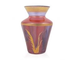 Angela neue Wiener Werkstaette Vaso, Vetro, Rosso, Taglia Unica