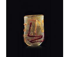 Arte di Murano Vaso in Vetro di Murano, Glass, Multicolore, Piccola