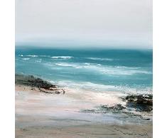 L Arte Gruppo Joanne Last (Shoreline) Stampa su Tela, 30 x 30 cm