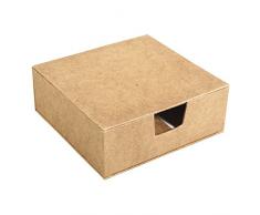 Rayher 67217000 Cartone. Scatola con bigliettini, FSC Rec. 100%, 100 Fogli (1