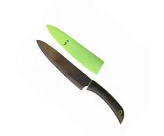Point-Virgule PV-KNI-004 - Coltello da Chef con Custodia Protettiva, in Ceramica, 20,6 cm