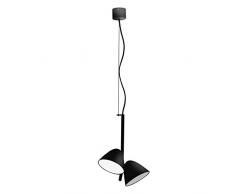 Faro 20206 - FLASH LED Lampada sospensione nera 2L