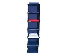 MSV 188 guardaroba per maglioni, in PVA, colore: blu/grigio, 30 x 30 x 122 cm