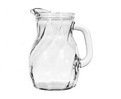 BORMIOLI ROCCO Bistrot Twist Brocca, Vetro, Trasparente, 1 Litro
