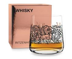 RITZENHOFF 3540004 - Bicchiere da whisky in rame, colore: Nero metallizzato