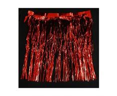 WeRChristmas - Decorazione per albero di Natale, 45 cm, colore: rosso/argento