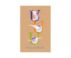 Komar Quadro da Parete ABC Animal U Poster Immagine Soggiorno Camera da Letto Decorazione Stampa Stampa Senza Cornice Disponibile in Tre Misure, Multicolore, P036U-50x70