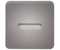 Zamel Ledix - Lampada da parete a LED, in metallo, colore: Argento