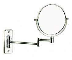 SANIBAÃO SanibÃ¡n - Specchio Accessorio da Bagno, in Ottone, Cromato, Piccolo