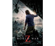 World War Z - One Sheet Brad Pitt Marc Forster Thriller Horror Film Poster Druck - GrÃ¶sse 61x91,5 cm