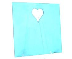 laser crafts â Contenitore in Acrilico Trasparente di Ricambio Telaio Anteriore a Tuta Ikea Ribba 9 x 9 Cornice 23 x 23 cm â Cuore di Carta
