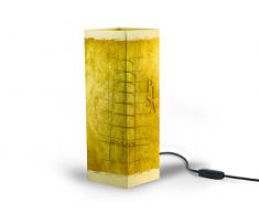 W-Lamp Wl659Shd Pisa Lampada Arredo, Carta, Crema, 11 X 11 X 32 cm