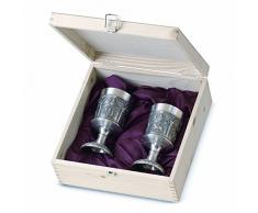 Artina 60114 2 - Calice di Vino Albrecht Dürer in Cassetta di Legno