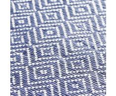 Il giardino delle cicale losamo Set di tavolo, materiali sintetici, Blu, 45Â x 30Â cm