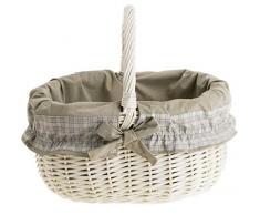 E di wicker24Â 115Â âÂ 42/W/O5Â Cestino in Vimini, Cestino, Beige, 34Â x 42Â x 36Â cm
