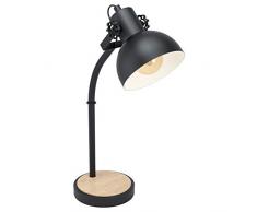 Eglo Lubenham Lampada da Tavolo 28 W, Nero