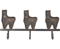 KARE Alpacas Appendiabiti da Parete, Grigio Scuro, One Size